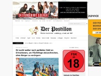 Bild zum Artikel: EU sucht weiter nach perfekter Zahl an Ertrunkenen, um Flüchtlinge abzuschrecken, ohne Bürger zu verärgern