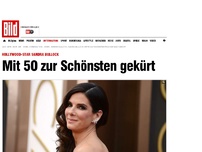 Bild zum Artikel: Sandra Bullock - Mit 50 zur schönsten Frau der Welt gekürt