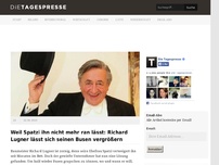 Bild zum Artikel: Weil Spatzi ihn nicht mehr ran lässt: Richard Lugner lässt sich seinen Busen vergrößern