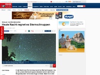 Bild zum Artikel: Schauer von Mini-Meteoriten - Lyriden: Donnerstagnacht regnet es Sternschnuppen