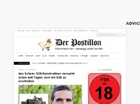 Bild zum Artikel: Aus Scham: G36-Konstrukteur versucht schon seit Tagen, sich mit G36 zu erschießen