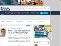 Bild zum Artikel: Als Sechser gesetzt: Kroos: „Bei Real bekomme ich mehr Anerkennung“