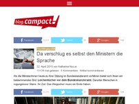 Bild zum Artikel: Da verschlug es selbst den Ministern die Sprache