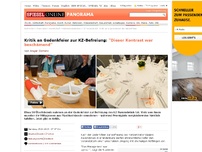 Bild zum Artikel: Kritik an Gedenkfeier zur KZ-Befreiung: 'Dieser Kontrast war beschämend'