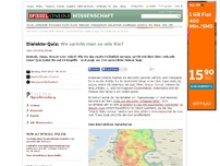 Bild zum Artikel: Dialekte-Quiz: Wo spricht man so wie Sie?
