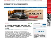 Bild zum Artikel: Princeton-Studie als Warnung an Europa: USA sind keine Demokratie mehr