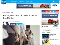 Bild zum Artikel: Mama, bist du’s? Kinder ertasten ihre Mütter