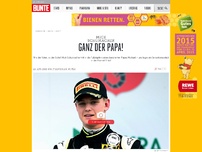 Bild zum Artikel: Ganz der Papa!