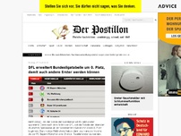 Bild zum Artikel: DFL erweitert Bundesligatabelle um 0. Platz, damit auch andere Erster werden können
