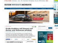 Bild zum Artikel: Große Koalition will Steuern auf Zucker und Süßwaren erhöhen