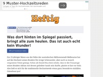 Bild zum Artikel: Was dort hinten im Spiegel passiert, bringt alle zum heulen. Das ist auch echt kein Wunder!