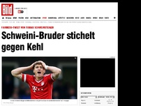 Bild zum Artikel: Fairness-Tweet - Schweinsteiger-Bruder stichelt gegen Kehl