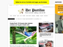 Bild zum Artikel: Faules Pack! 75 Prozent aller Arbeiter arbeiten am Tag der Arbeit nicht