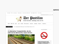Bild zum Artikel: 14 alternative Transportmittel, die Sie während des Bahnstreiks nutzen können