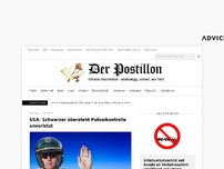 Bild zum Artikel: USA: Schwarzer übersteht Polizeikontrolle unverletzt