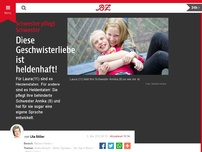 Bild zum Artikel: Diese Geschwisterliebe ist heldenhaft!