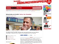 Bild zum Artikel: Bahnstreiker als Vorbild: Danke, Herr Weselsky!