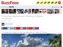 Bild zum Artikel: 23 Gründe, niemals nach Chemnitz zu fahren