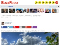 Bild zum Artikel: 23 Gründe, niemals nach Chemnitz zu fahren