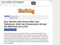 Bild zum Artikel: Eine Tochter gibt ihrem Vater den Todeskuss. Doch der Sensenmann bringt die Wahrheit ans Licht.