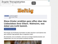 Bild zum Artikel: Diese Kinder erzählen ganz offen über das Liebesleben ihrer Eltern. Wahnsinn, was dabei ans...