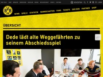 Bild zum Artikel: Dede lädt alte Weggefährten zu seinem Abschiedsspiel