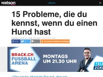 Bild zum Artikel: 15 Probleme, die nur kennst, wenn du einen Hund hast 