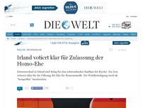 Bild zum Artikel: Referendum: Irland votiert klar für Zulassung der Homo-Ehe