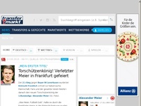 Bild zum Artikel: „Mein erster Titel“: Torschützenkönig! Verletzter Meier in Frankfurt gefeiert