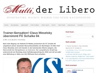 Bild zum Artikel: Trainer-Sensation! Claus Weselsky übernimmt Schalke 04