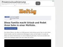 Bild zum Artikel: Diese Familie macht Urlaub und findet ihren Sohn in einer Mülltüte.