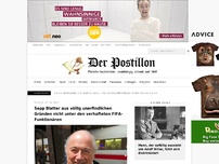 Bild zum Artikel: Sepp Blatter aus völlig unerfindlichen Gründen nicht unter den verhafteten FIFA-Funktionären