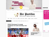 Bild zum Artikel: Peinlich! Hamburger SV vergeigt Qualifikation für Zweite Bundesliga schon wieder