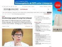 Bild zum Artikel: Homo-Ehe: 
  Strafanzeige gegen Kramp-Karrenbauer