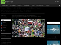 Bild zum Artikel: Live: Über 30.000 demonstrieren in München gegen G7-Gipfel