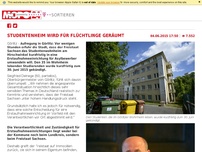 Bild zum Artikel: Studentenheim wird für Flüchtlinge geräumt