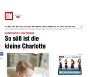 Bild zum Artikel: Kleiner Prinz zeigt Prinzessin - So süß ist die kleine Charlotte