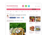 Bild zum Artikel: 19 Grill-Rezepte für Fleisch, Fisch und Gemüse