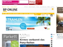 Bild zum Artikel: Düsseldorf - Kirmes verbannt das Pony-Reiten