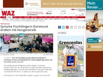 Bild zum Artikel: Syrische Flüchtlinge in Dortmund drohen mit Hungerstreik