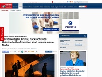 Bild zum Artikel: Deutsche Gesetze gelten für sie nicht - Verschwiegen, brutal, rücksichtslos: Kriminelle Großfamilien sind unsere neue Mafia