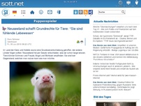 Bild zum Artikel: Neuseeland schafft Grundrechte für Tiere: 'Sie sind fühlende Lebewesen'