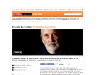 Bild zum Artikel: Dracula-Darsteller: Christopher Lee ist tot