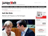 Bild zum Artikel: Auf die Knie