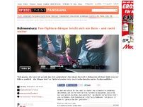 Bild zum Artikel: Bühnensturz: Foo-Fighters-Sänger bricht sich ein Bein - und rockt weiter