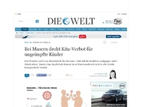 Bild zum Artikel: Krankheitswelle: Bei Masern droht Kita-Verbot für ungeimpfte Kinder