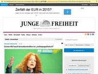 Bild zum Artikel: Grüne: Ruf nach Grenzkontrollen ist „rechtspopulistisch“