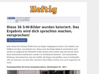 Bild zum Artikel: Diese 36 S-W-Bilder wurden koloriert. Das Ergebnis wird dich sprachlos machen, versprochen!