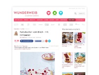 Bild zum Artikel: Fantakuchen vom Blech - mit Himbeeren