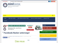 Bild zum Artikel: Facebook-Hacker unterwegs!